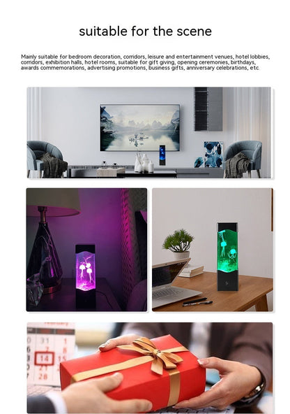 Led Colorful Mute Simulation Jellyfish Lamp Modern Home Gift Smart Table Lamp Small Night Lamp null