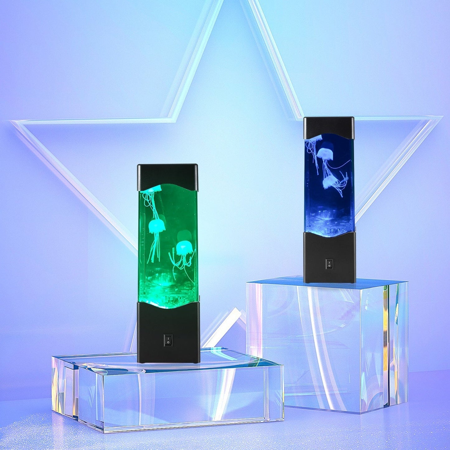 Led Colorful Mute Simulation Jellyfish Lamp Modern Home Gift Smart Table Lamp Small Night Lamp null