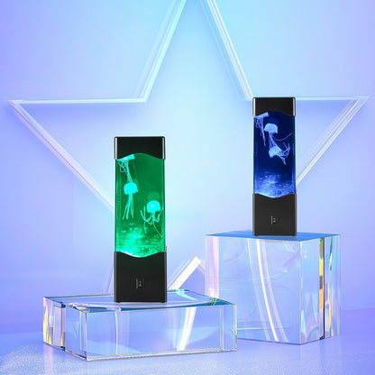 Led Colorful Mute Simulation Jellyfish Lamp Modern Home Gift Smart Table Lamp Small Night Lamp null