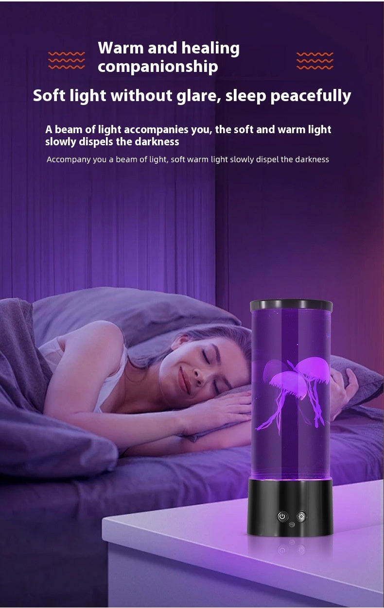 Medium Jellyfish Lamp Mute LED Color Changing null