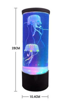 LED Jellyfish Night Light USB Charging Children Night Lamp Color Changing Relaxing Desktop Table LED Lamps Kids Christmas Gift null