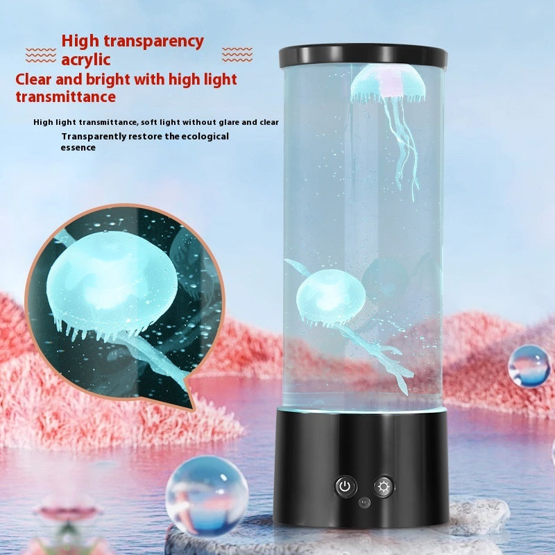 Medium Jellyfish Lamp Mute LED Color Changing null