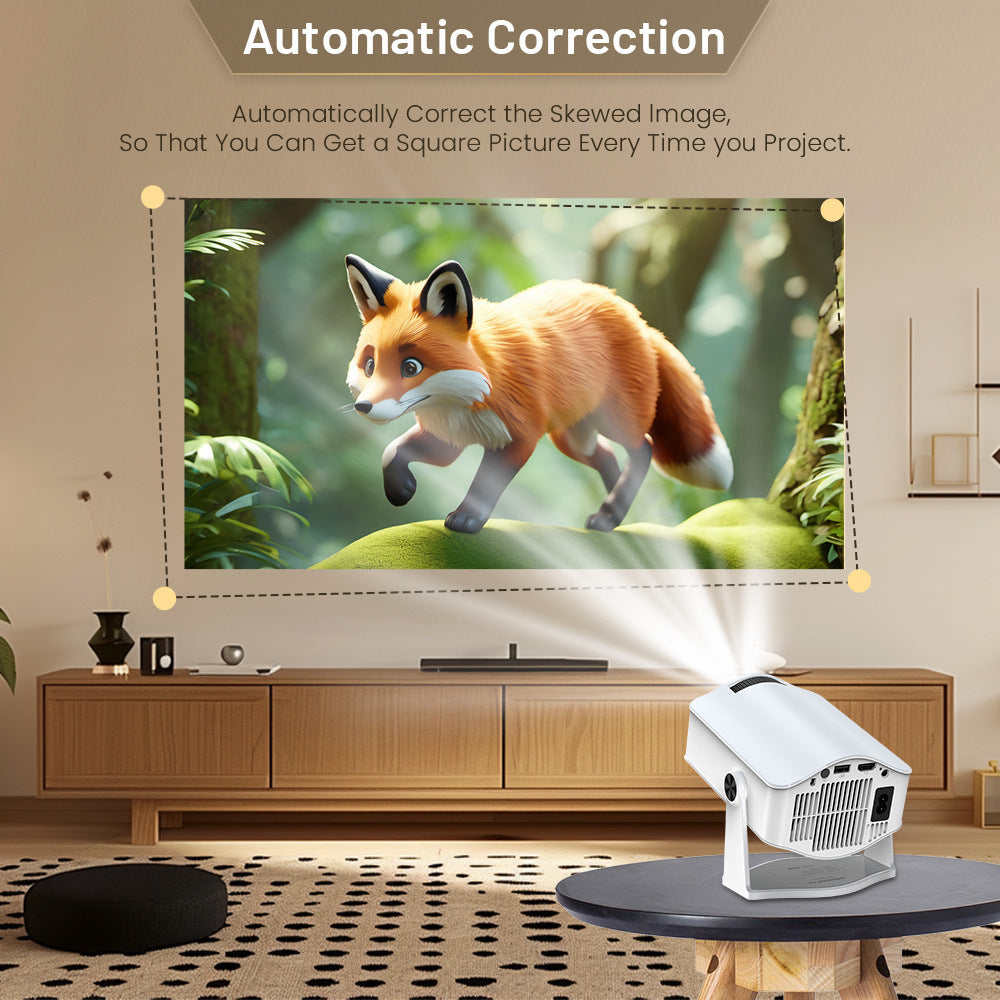 Household Barrel Portable HM400pro Projector