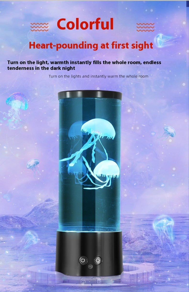 Medium Jellyfish Lamp Mute LED Color Changing null